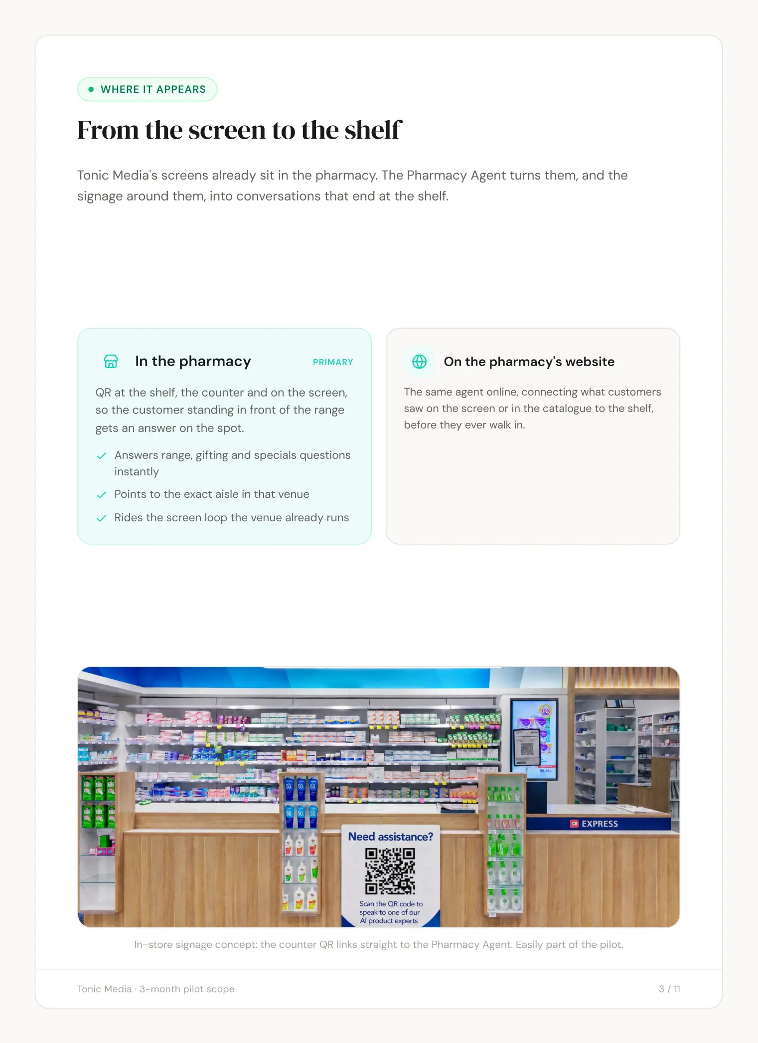 Tonic Media slide 3: From the screen to the shelf